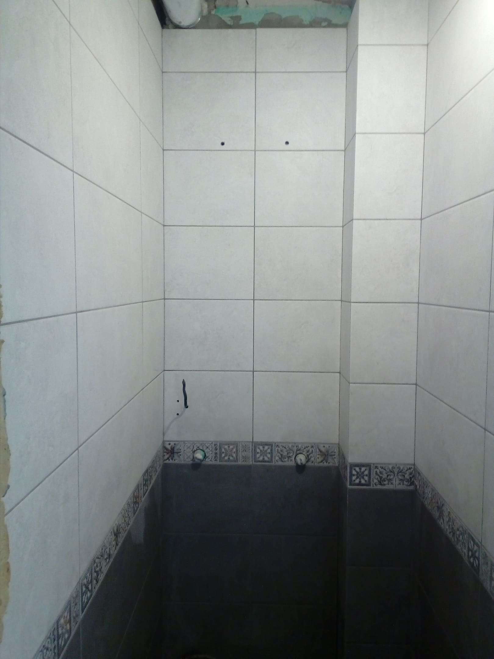 Укладка плитки в санузле